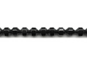 Black Onyx 10x10 6-sided Double Cone