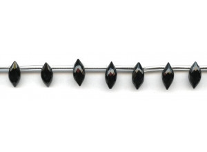 Black Onyx 6x12 Rice Briolette