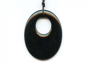 Black Onyx 58x45 Agogo Pendant