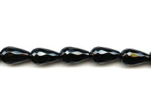 Black Onyx 12x20 Faceted Teardrop