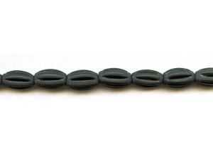 Matte Black Onyx 8x15 Carved Oval