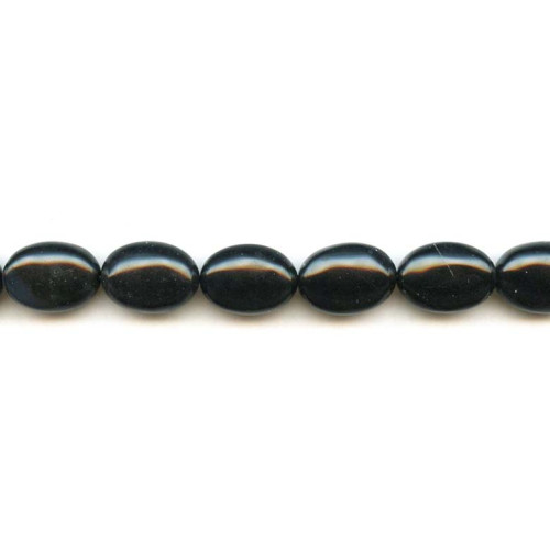 140-1545 Black Onyx <br>13x18 Flat Oval