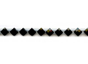 Black Onyx 7x7 Diamond Briolette
