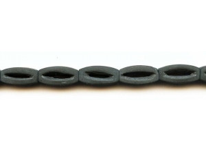 Matte Black Onyx 9x20 Carved Oval