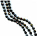 140-1634 Black Onyx <br>13x18 Faceted Flat Pear