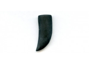 Matte Black Onyx 40x Horn Pendant