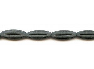 Matte Black Onyx 10x Carved Oval