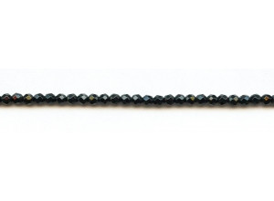 Black Onyx 4mm Faceted Round