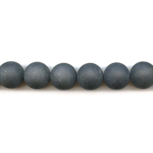 140-1739 Matte Black Onyx <br>18mm Round