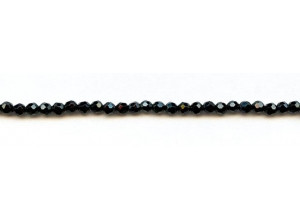 Black Onyx 4mm Faceted Round
