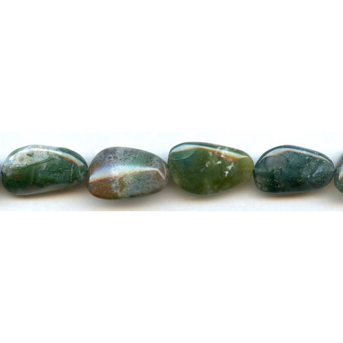 141-1046 Blood Stone <br>15x25 Nugget