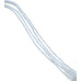 143-1402 Blue Chalcedony <br>3-3.5mm Faceted Rondell