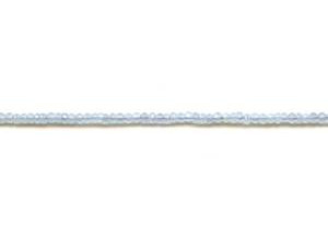 Blue Chalcedony 3-3.5mm Faceted Rondell