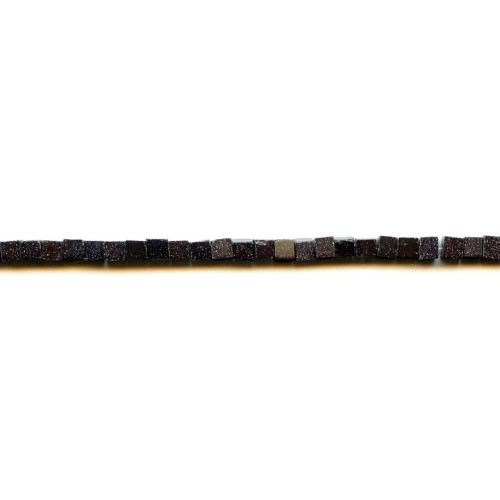 144-1053 Blue Goldstone <br>4x4 Cube