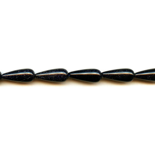 144-1060 Blue Goldstone <br>9x22 Teardrop