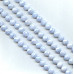 145-1024 Blue Lace Agate <br>15mm Faceted Coin