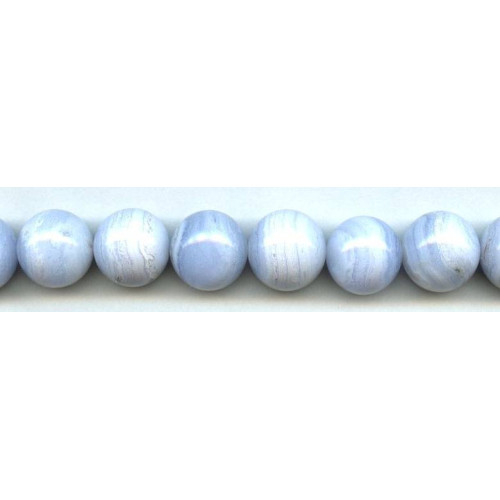 145-1144 Blue Lace Agate <br>16mm Round