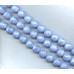 145-1148 Blue Lace Agate <br>20mm Faceted Round