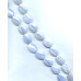 145-1185 Blue Lace Agate <br>22x30 Faceted Flat Oval