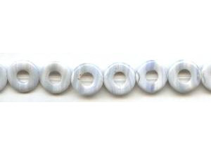 Blue Lace Agate 15mm Donut
