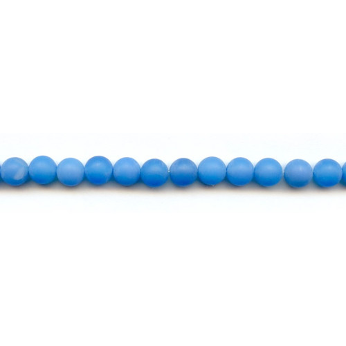 146-1027 Matte Blue Onyx <br>8mm Round