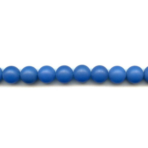 146-1029 Matte Blue Onyx <br>12mm Round