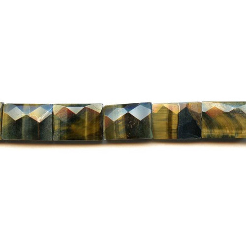 147-1018 Blue Tiger Eye <br>15x20 Cushion Cut