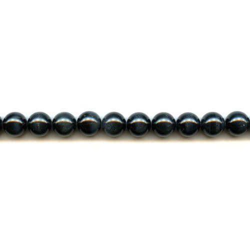 147-1079 Blue Tiger Eye <br>10mm Round