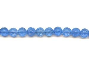 Blue Quartz 10mm Flower