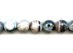 Botswana Agate 18mm Faceted Round
