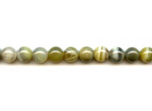 Yellow Botswana Agate 10mm Round