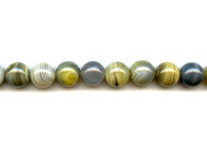 Yellow Botswana Agate 12mm Round