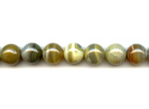 Yellow Botswana Agate 14mm Round