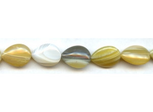 Yellow Botswana Agate 15x20 Flat Pear