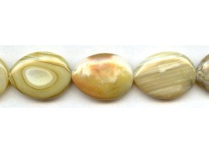 Yellow Botswana Agate 22x30 Flat Pear