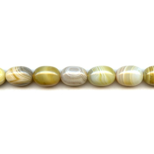 150-1120 Yellow Botswana Agate <br>13x18 Oval
