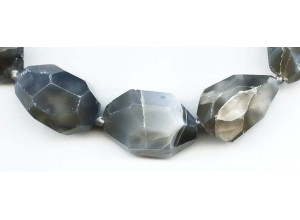 Botswana Agate 15-27x Faceted Nugget