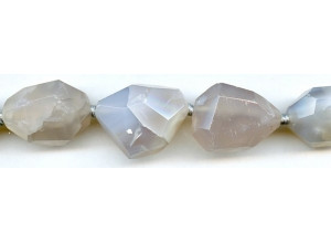 Botswana Agate 12-22x Faceted Nugget