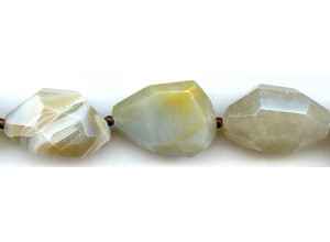 Botswana Agate 14-20x Faceted Nugget