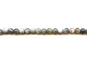 Botswana Agate 6-6.5mm Round