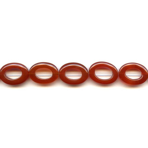 153-1153 Carnelian <br>15x20 Oval Donut