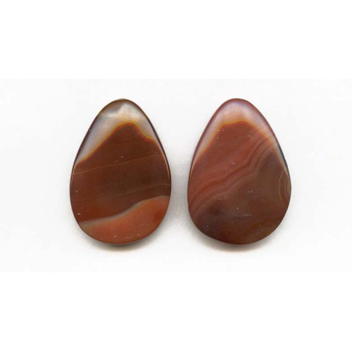 153-1376 Carnelian <br>40-43x Pear Pendant
