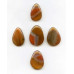 153-1378 Carnelian <br>40-43x Pear Pendant
