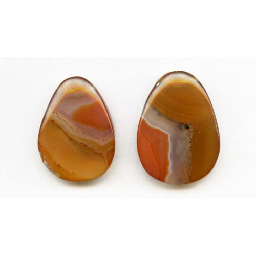 153-1378 Carnelian <br>40-43x Pear Pendant