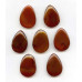 153-1380 Carnelian <br>38-44x Pear Pendant