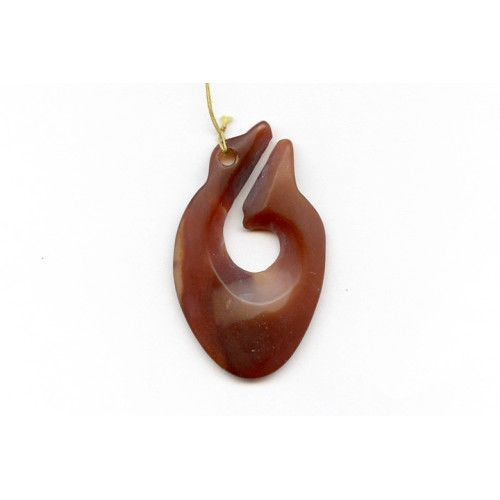 153-1433 Carnelian <br>50x30 Pendant