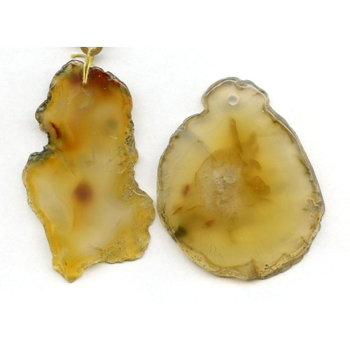 153-1472 Carnelian <br>55-60x Slice Pendant