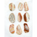 153-1473 Carnelian <br>48-55x Slice Pendant