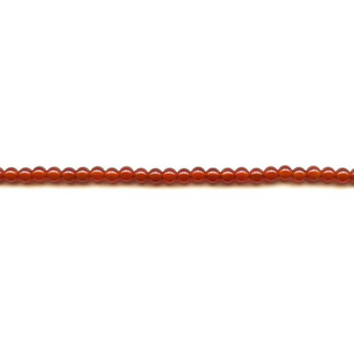 153-1512 Carnelian <br>4-4.5mm Round