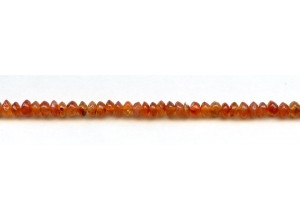 Carnelian 5mm Faceted Rondell